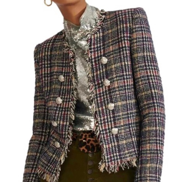 Veronica Beard Jackets & Blazers - Veronica Beard Metalic Tweed dickey jacket sz 6